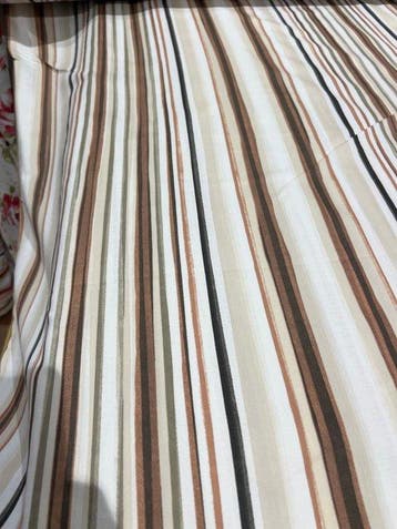 Cotone stampato rigato 620 x 280 - Meubelstof - 620 cm - 280