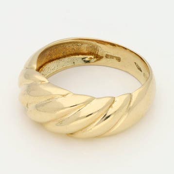 Ring - 18 karaat Geel goud, Handtassen en Accessoires, Ringen, Nieuw