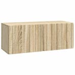 vidaXL Wandmontage TV-kast Sonoma Eiken 78,5 x 31 x 30 cm, Verzenden