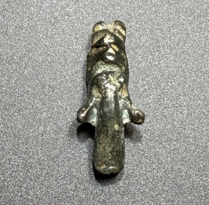 Oud-Romeins Brons Zeldzaam hoofd van een kameel, symbool, Antiquités & Art, Antiquités | Autres Antiquités