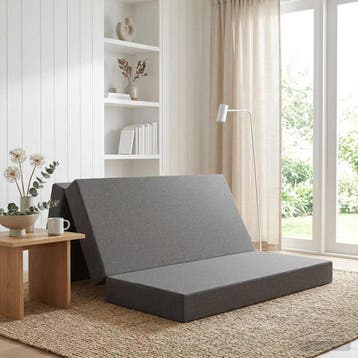 vidaXL Vouwbare Sofa Bed 140 x 67 x 45 cm Lichtgrijs, Huis en Inrichting, Slaapkamer | Bedden, Verzenden, Nieuw