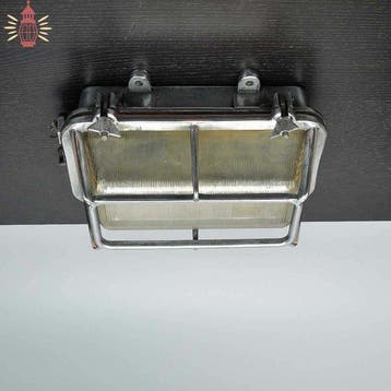 Lampe murale - Aluminium, Métal, Verre, Antiek en Kunst