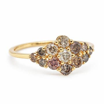 Zonder minimumprijs - Ring - 14 karaat Geel goud - 0.94ct., Nieuw