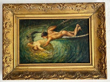 Scuola italiana (XX), Da Aristide Sartorio - Labisso verde