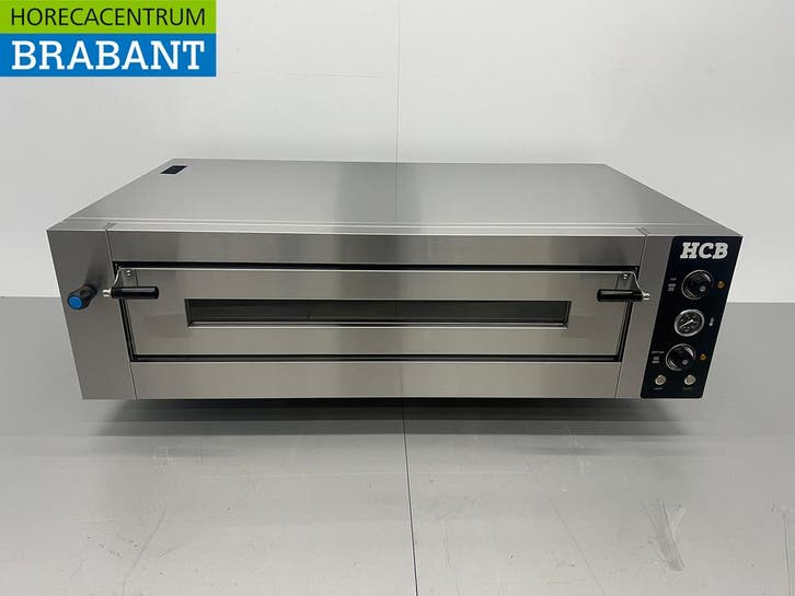 HCB RVS Pizzaoven 6 pizzas 34 cm doorsnede 400V Horeca, Articles professionnels, Horeca | Équipement de cuisine, Enlèvement ou Envoi