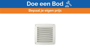 Bieden: Marine Square Ventilation Grille White, Ophalen of Verzenden