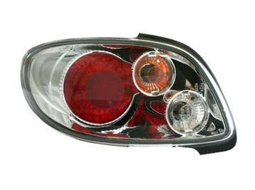 Carnamics Achterlichten | Peugeot 206 CC 01-07 2-d |  chroom, Verzenden