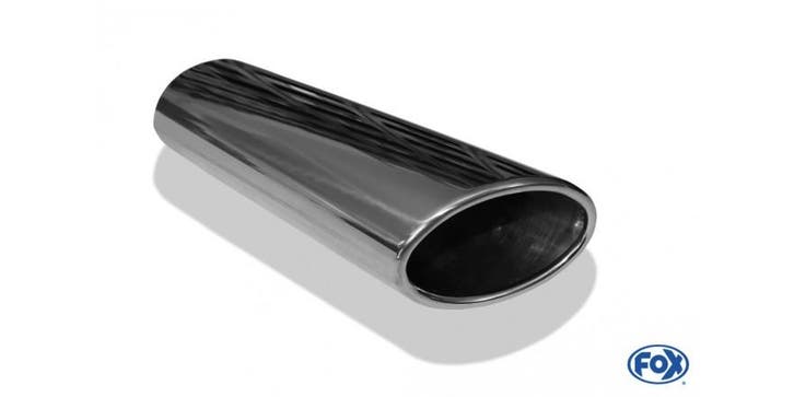 FOX Laseindpijp type 38 - links 106x71 mm / lengte: 300 mm -, Autos : Pièces & Accessoires, Systèmes d'échappement, Envoi