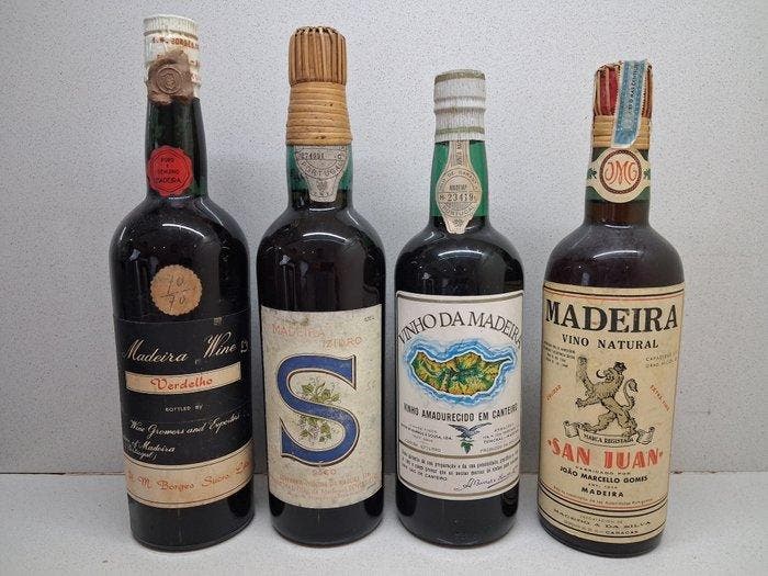 Madeira Artur de Barros e Sousa Canteiro 1x & San Juan 1x &, Verzamelen, Wijnen
