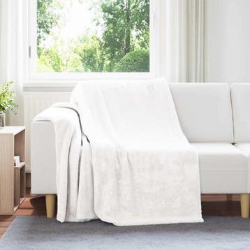 vidaXL plaid Wit 150 x 200 cm 1.64 kg Fleece, Verzenden