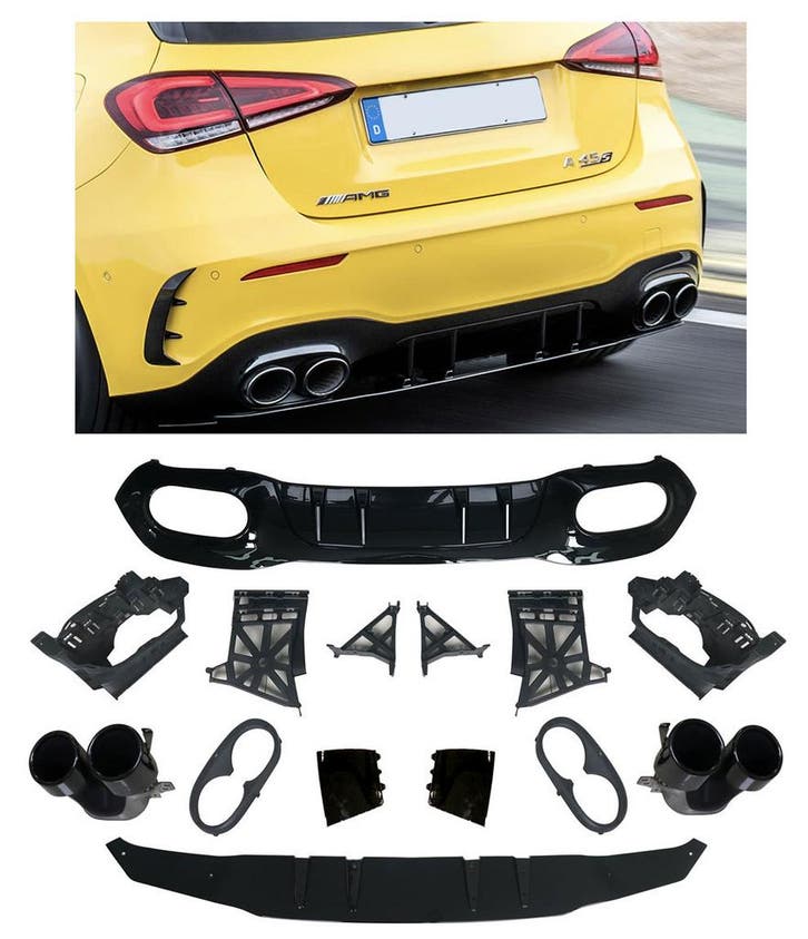 Geschikt voor Mercedes W177 A-Klasse Hatchback diffuser + ui, Autos : Divers, Accessoires de voiture, Envoi