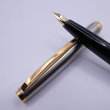Sailor - Sailor Fountain Pen Silver 18K Gold Nib - Zonder, Nieuw