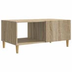 vidaXL Salontafel Sonoma Eiken 90 x 50 x 40 cm Bewerkt hout, Huis en Inrichting, Verzenden, Nieuw