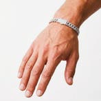 Gourmette - 14 carats Or blanc - 5.11ct. tw. Diamant