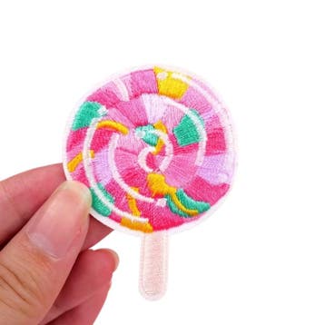 Embleem- IJsje - ijs - lolly - 6 x 4.5 cm - applicatie -..., Verzenden, Nieuw, Overige typen