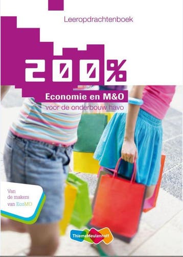 200% Economie en M&O Leeropdrachtenboek Voor de onderbouw, Boeken, Schoolboeken, Verzenden, Zo goed als nieuw, Ton Bielderman
