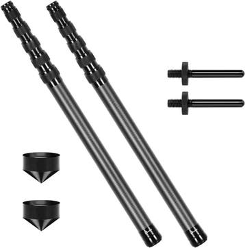 Carbon Tarpstokken 230cm | 40% korting | Retour deal, Verzenden