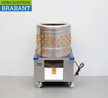 RVS Verrijdbare gevogelte plukmachine 180 stuks/uur 230V, Ophalen of Verzenden, Nieuw in verpakking