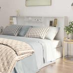 vidaXL Hoofdbordkast 200x19x103,5 cm wit, Huis en Inrichting, Slaapkamer | Bedden, Verzenden, Nieuw