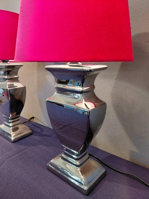 Tafellamp (2) - Schemerlampen - Keramiek - Nieuwe, Antiek en Kunst, Curiosa en Brocante