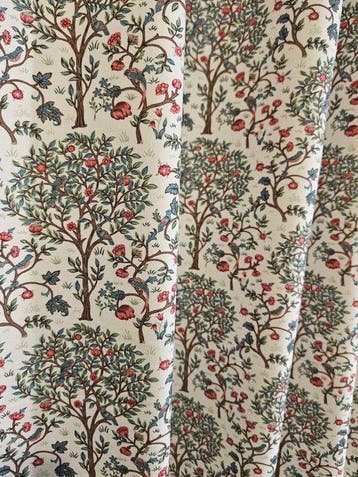 450x280cm!William Morris Tissu Art Nouveau Kelmscott Tree