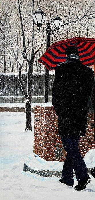 Jean Jacques Venturini - Town Park, Antiek en Kunst