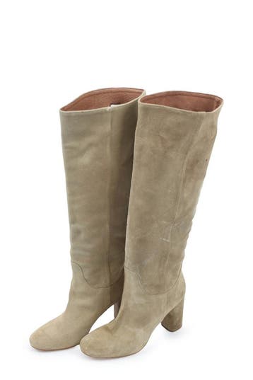 Manfield Laarzen in maat 38 Beige, Kleding | Dames, Hoge laarzen, Verzenden, Beige, Manfield