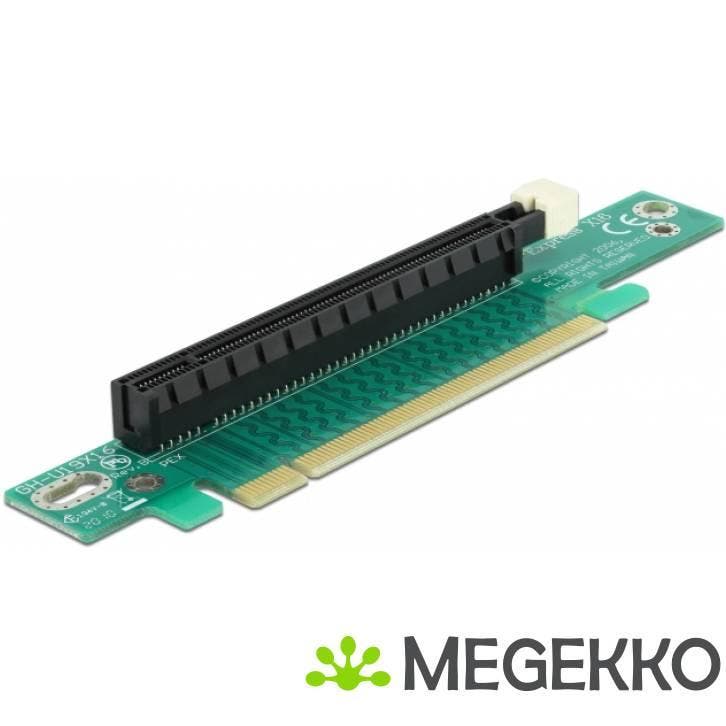 Delock 89105 Riser-kaart PCI Express x16 > x16 90° links, Computers en Software, Pc- en Netwerkkabels, Nieuw, Verzenden