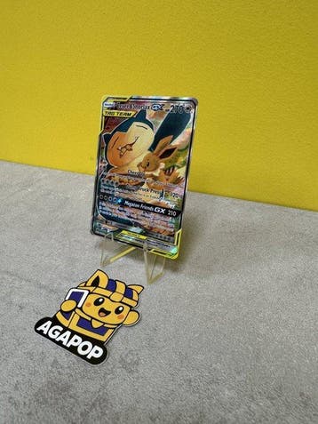 Pokémon - 1 Card - Pokémon - SM169 – Eevee & Snorlax GX Full, Nieuw