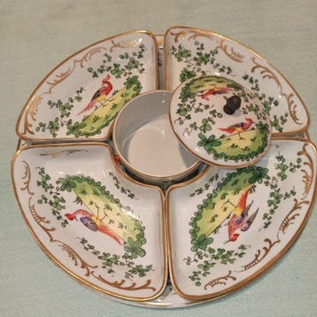 Limoges - Serveerschaal - Porselein, Antiek en Kunst