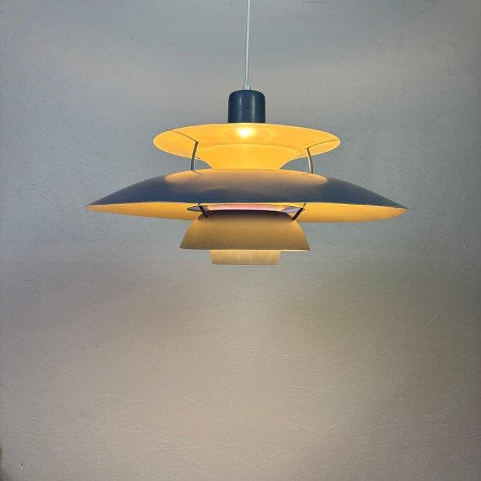 Louis Poulsen - Plafondlamp - PH5 - Metaal, Antiek en Kunst, Antiek | Verlichting