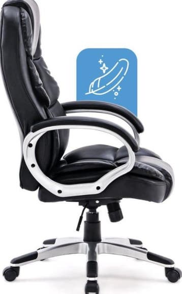 Opzoek naar een comfortabele bureaustoel? Nu bij Retourkoop, Gaming bureaustoel, Verzenden, Zwart, Zo goed als nieuw