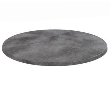 Tafelblad | BETON | Grijs | In-/Outdoor | Ø700x30(h)mm, Verzenden