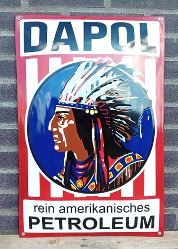 Emaille wandreclame Dapol, Verzamelen, Verzenden, Nieuw