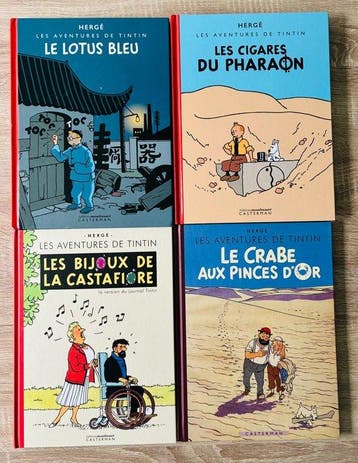 Tintin - Ensemble de 4 albums - Beperkte oplage - 2000/2025, Livres, BD