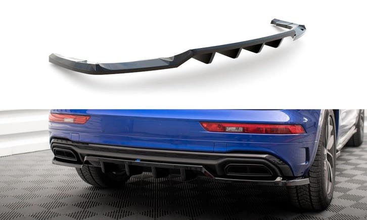 Rear Splitter (with vertical bars) voor Audi Q5 FY Facelift, Auto diversen, Tuning en Styling, Ophalen of Verzenden