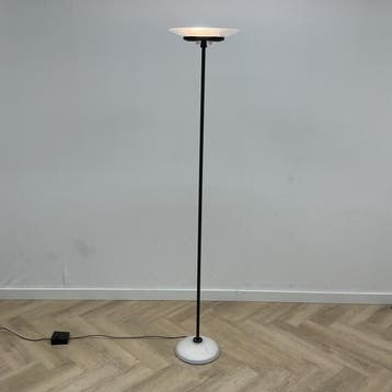 Arteluce Jill A380 vloerlamp, hoogte 195 cm, antraciet / wit, Gebruikt