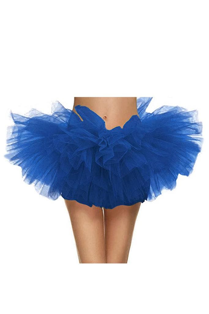 Korte Tutu Koningsblauw Tule Rokje 116 122 128 134 140 146 1, Kinderen en Baby's, Carnavalskleding en Verkleedspullen, Meisje