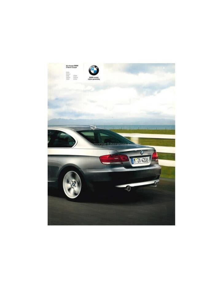 2006 BMW 3 SERIE COUPÉ BROCHURE NEDERLANDS, Livres, Autos | Brochures & Magazines, Enlèvement ou Envoi
