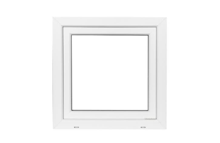PVC kiep b60xh60 cm Wit, Doe-het-zelf en Bouw, Glas en Ramen, Dubbelglas, Nieuw, Gevelraam of Ruit, Minder dan 80 cm, Minder dan 80 cm