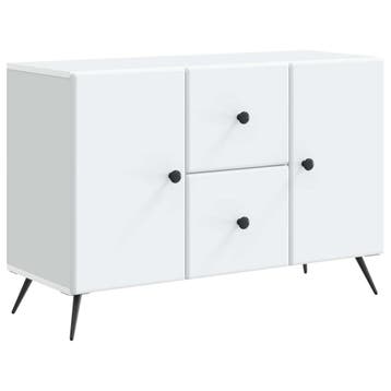 vidaXL Dressoir met lade Wit 89 x 34,5 x 60 cm Bewerkt hout, Verzenden