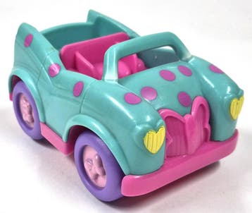 Vintage Mattel Disney Minnie Mouse-cabrio, roze en blauw, Verzenden, Nieuw