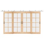 vidaXL Schuifdeur onderdelenset 200 cm roestvrij staal, Verzenden, Nieuw