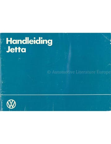 1984 VOLKSWAGEN JETTA INSTRUCTIEBOEKJE NEDERLANDS, Auto diversen, Handleidingen en Instructieboekjes