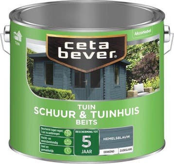 Cetabever Schuur en Tuinhuis Beits Hemelsblauw Hemelsblauw, Bricolage & Construction, Peinture, Vernis & Laque, Verzenden