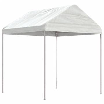 vidaXL Prieel met dak 2,28x2,23x2,69 m polyetheen wit, Verzenden, Nieuw
