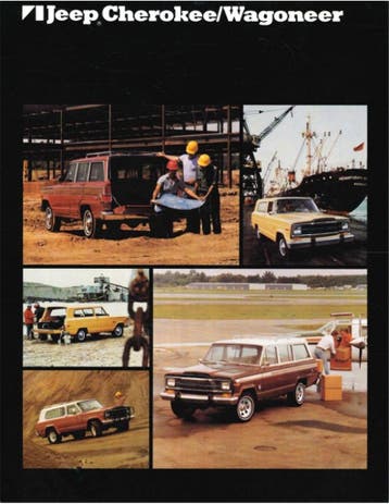1980 JEEP CHEROKEE | WAGONEER LEAFLET ENGELS, Nieuw
