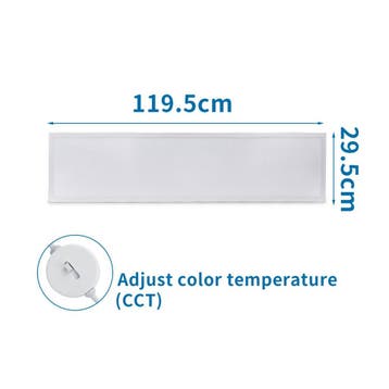 LED Paneel - 30x120 - UGR<19 - 32W - 3840 Lumen - 3000-6500, Verzenden
