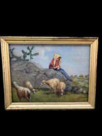 Francesco Parisi (1857–1948) - Giovane Patella con Gregge