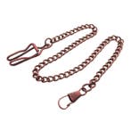 Fako - Zakhorloge Ketting - 35cm - Antiek Roodbruin, Verzenden, Nieuw